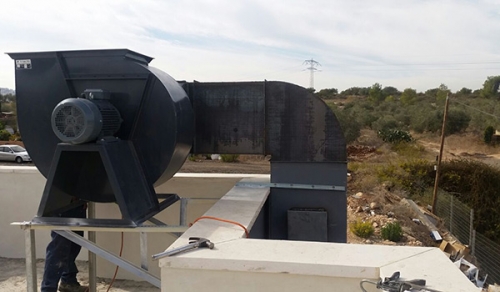 התקנת מערכת נידוף לפי תקן 1001/6