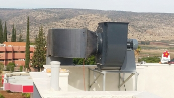 התקנת מערכת נידוף בקפה קפה כפר כנא